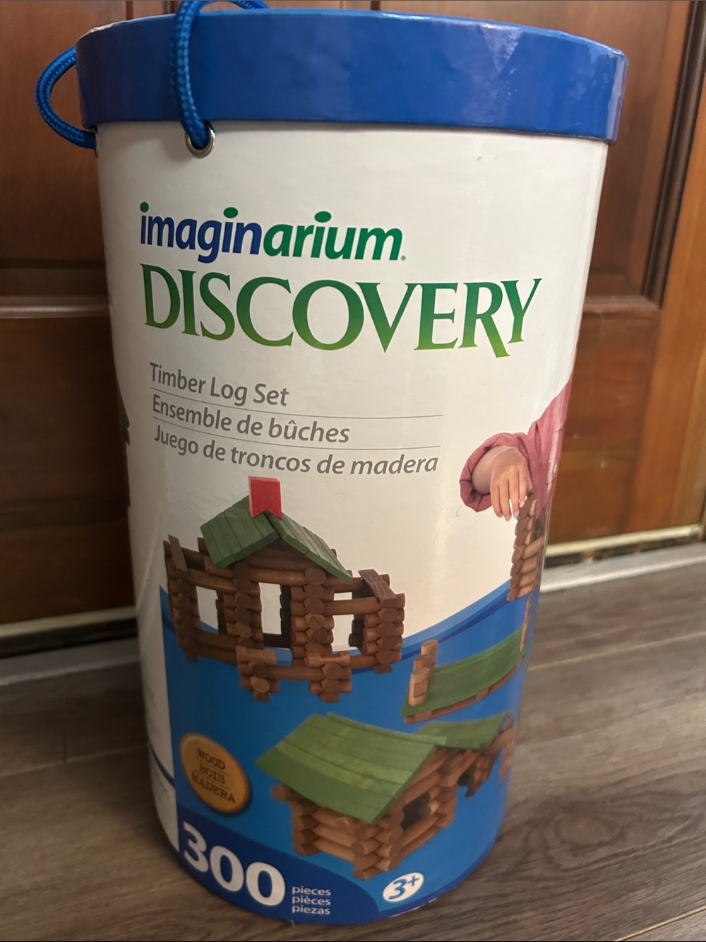 Imaginarium Discovery Timber Log Set - Building Toy STEM Montessori, 300 Pieces